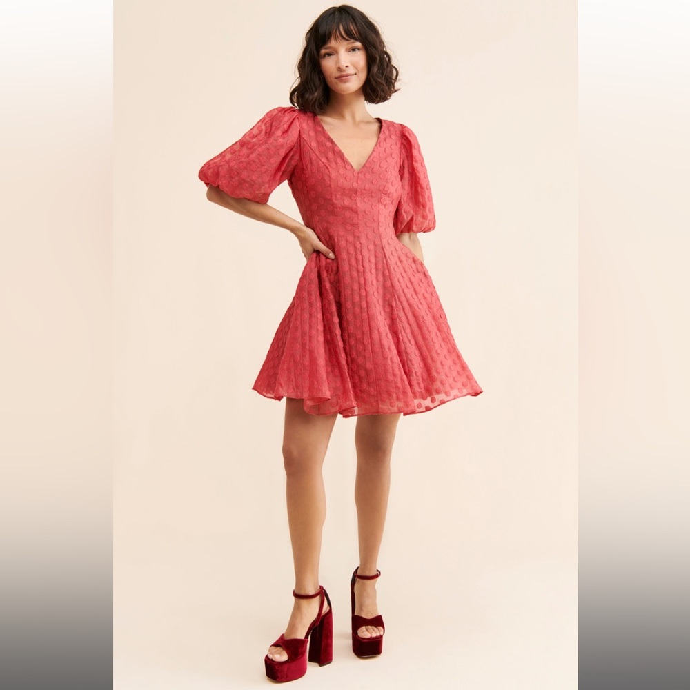Rachel Parcell Dot Dress. Size 14. NWT.